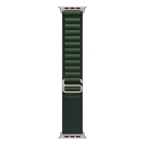 Apple Alpine Loop verde scuro [49 mm] - Medium - Titanio naturale (-APPLEWATCH 49 DARK GREEN N TI ALP M)