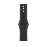 Apple Cinturino Sport nero [46 mm] - S/M (Apple Watch 46 Black Sb S/M)