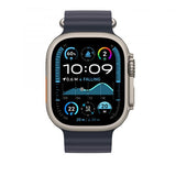 Apple Estensione per cinturino Ocean blu navy [49 mm] - Titanio naturale (-APPLE WATCH 49 NAVY NATURAL TI OB X)