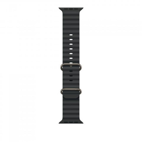 Apple Cinturino Ocean nero [49 mm] - Titanio naturale (Apple - urrem for smart watch - 49mm)