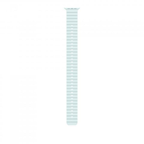 Apple Estensione per cinturino Ocean blu ghiaccio [49 mm] - Titanio naturale (APPLE WATCH 49 ICE BLUE N TI OB XL)