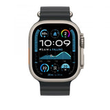Apple Estensione per cinturino Ocean nero [49 mm] - Titanio naturale (APPLE WATCH 49 BLACK N TI OB XL)
