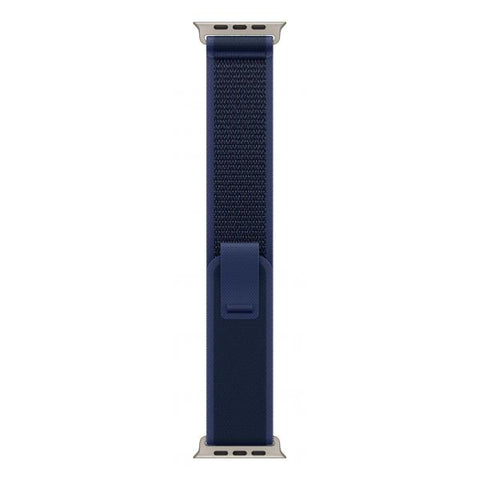 Apple Trail Loop blu [49 mm] - M/L - Titanio naturale (*APPLE WATCH 49 BLUE N TI TL M/L)