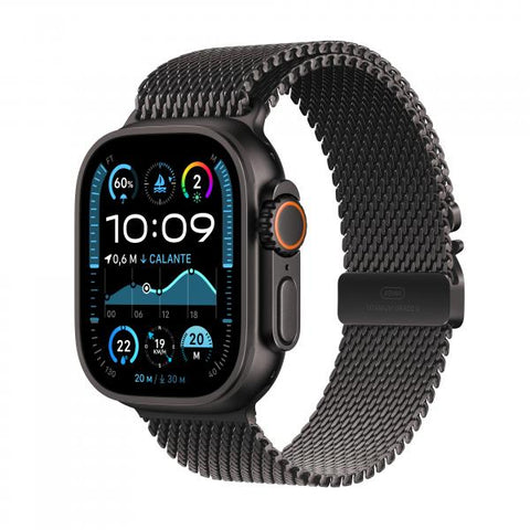 APPLE WATCH ULTRA 2 GPS + CELLULAR 4G 49MM CASSA IN TITANIO NERO CINTURINO LOOP MILANESE TITANIO NERO - M