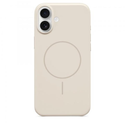 Apple Custodia MagSafe di Beats per iPhone 16 Plus - Bianco Palladio (Beats - Back cover for mobile phone - MagSafe compatibility - plastic - summit stone - for iPhone 16 Plus)