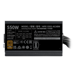 ALIMENTATORE 550W BRONZE 80+ NO MOD NO MODULARE 120MM V3 230V MWE ATX