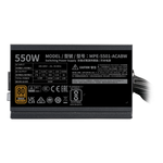 ALIMENTATORE 550W BRONZE 80+ NO MOD NO MODULARE 120MM V3 230V MWE ATX