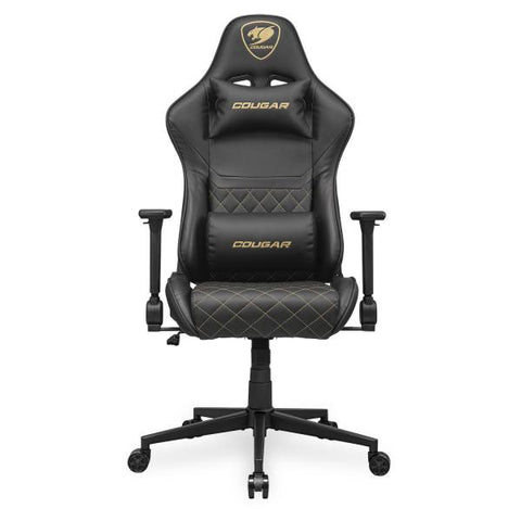 COUGAR Gaming ARMOR ONE V2 Sedia per gaming universale Seduta imbottita Nero, Oro