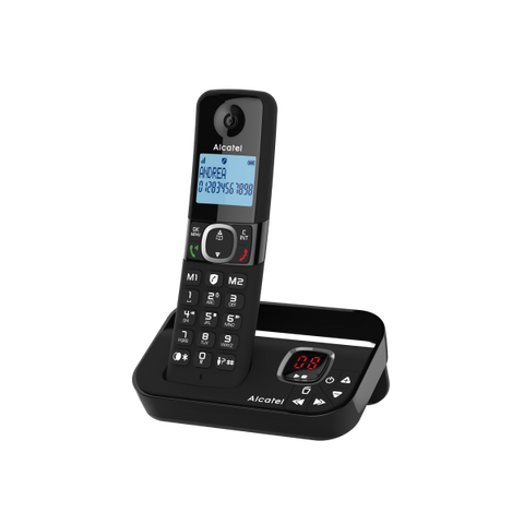 Alcatel F860 Voice Telefono analogico Identificatore di chiamata Nero