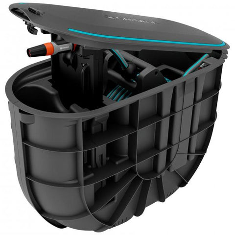 Gardena 18650-20 avvolgitubo da giardino Automatico Nero