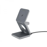 Epico 9915111900091 Caricabatterie per dispositivi mobili Cuffie, Smartphone, Orologio intelligente Grigio USB Carica wireless Interno