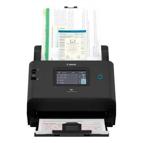 Canon DR-S350NW Scanner ADF 600 x 600 DPI A4 Nero (Canon imageFORMULA DR-S350NW - Document scanner - Contact Image Sensor [CIS] - Duplex - max scan width: 8.5 - 600 dpi x 600 dpi - up to 50 ppm [mono