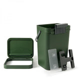 PERFETTO GINO PATTUMIERA PER UMIDO 12 LT 360X250X190 mm EN POLIPROPILENO VERDE SCURO