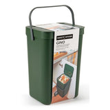 PERFETTO GINO PATTUMIERA PER UMIDO 12 LT 360X250X190 mm EN POLIPROPILENO VERDE SCURO