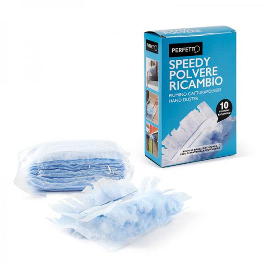 PERFETTO PIUMINO SPEDY POLVERE RICAMBIO CONF 10 Pz.
