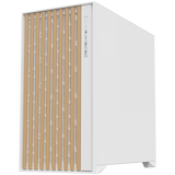 CASE ITEK TOWER "CASE WOODY" GAMING TOWER 2*USB3,1*USB-C 3*12CM FAN ARGB, TEMP GLASS SIDEL, BIANCO+WOOD FRONT - ITGCAWO28W