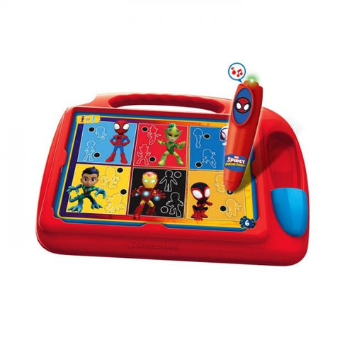 CLEMENTONI TRAVEL QUIZ SPIDEY AMAZING FRIENDS GIOCO EDUCATIVO ELETTRONICO PARLANTE CON PENNA INTERATTIVA