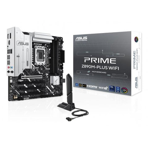 ASUS PRIME Z890M-PLUS WIFI Intel Z890 LGA 1851 [Socket V1] micro ATX (ASUS PRIME Z890M-PLUS WIFI - DDR5 - Mi)