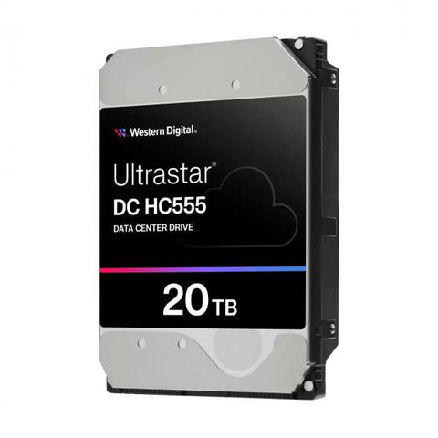 Western Digital Ultrastar DC HC555 disco rigido interno 20 TB 7200 Giri/min 512 MB 3.5" Serial ATA III