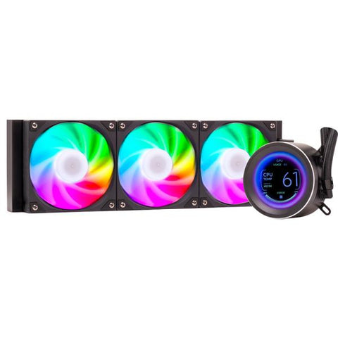 COOLER ITEK "ARCTIC SPHERE LCD 360" 360MM (RAFF. A LIQUIDO) LCD 2.8"+SW, PWM FAN,SKT UNIVERSALE - ITLCASL360