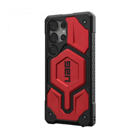 Urban Armor Gear Monarch Pro custodia per cellulare 17,3 cm (6.8") Cover Nero, Rosso