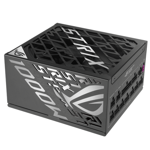 Fuente de alimentación ASUS ROG STRIX-1000P-GAMING para ordenador, 1000 W, 20+4 pines, ATX, negra, plateada 