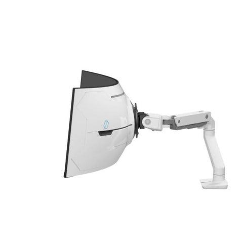 Ergotron HX Series HX ARM WITH VERY HEAVY DUTY PIVOT DESK 144,8 cm [57] Scrivania Bianco (Ergotron HX - Kit montaggio [braccio snodato] - Tecnologia a Forza Costante - per display curvo LCD - per sch