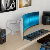Ergotron HX Series HX ARM WITH VERY HEAVY DUTY PIVOT DESK 144,8 cm [57] Scrivania Bianco (Ergotron HX - Kit montaggio [braccio snodato] - Tecnologia a Forza Costante - per display curvo LCD - per sch