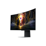 Samsung S34DG850SU Monitor PC 86,4 cm [34] 3440 x 1440 Pixel UltraWide Quad HD OLED Argento (SAMSUNG 34IN ODYSSEY OLED G85SD)