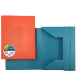 PLASTIBOR GARDA 30 CARTELLE CON ELASTICO IN PP 3 LEMBI 265X350 mm DORSO 3 CM ROSSO