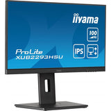 iiyama ProLite XUB2293HSU-B7 Monitor PC 54,6 cm [21.5] 1920 x 1080 Pixel Full HD LED Nero (iiyama ProLite XUB2293HSU-B7 - Monitor a LED - 21.5 - 1920 x 1080 Full HD [1080p] @ 100 Hz - IPS - 300 cd/m?