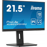 iiyama ProLite XUB2293HSU-B7 Monitor PC 54,6 cm [21.5] 1920 x 1080 Pixel Full HD LED Nero (iiyama ProLite XUB2293HSU-B7 - Monitor a LED - 21.5 - 1920 x 1080 Full HD [1080p] @ 100 Hz - IPS - 300 cd/m?