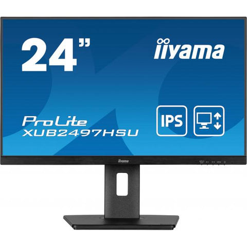 iiyama XUB2497HSU-B2 Monitor PC 60,5 cm (23.8") 1920 x 1080 Pixel Full HD LED Nero