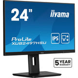 iiyama XUB2497HSU-B2 Monitor PC 60,5 cm (23.8") 1920 x 1080 Pixel Full HD LED Nero