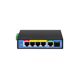 Ernitec ELECTRA-U06-1GB switch di rete (6-port 1000Mbps Intelligent - Industrial PoE Switch, 1* - 1000Mbps uplink RJ45 port+1 *1000Mbps uplink SFP port - up to 120W PoE - Warranty: 60M)