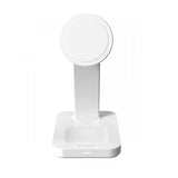 mophie Snap+ 3-in-1 Wireless Charge Stand Auricolare, Smartphone, Orologio intelligente Bianco USB Carica wireless Ricarica rapida Interno