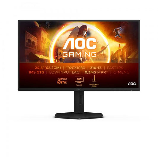 AOC G4 25G4SXU Monitor PC 62,2 cm [24.5] 1920 x 1080 Pixel Full HD LED Nero, Grigio (AOC 24.5 IPS MONITOR 25G4SXU)