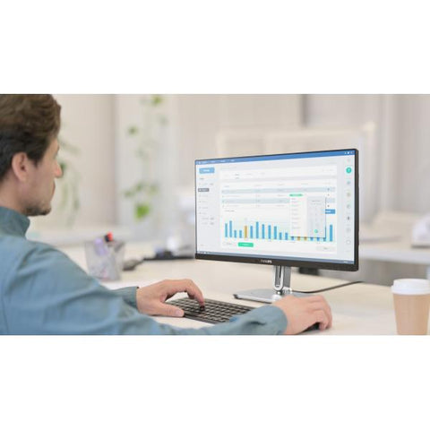 Philips 5000 series 24B2G5301/00 Monitor PC 60,5 cm [23.8] 1920 x 1080 Pixel Full HD LCD Nero (Philips 24B2G5301 - 5000 Series - monitor a LED - USB - 24 - 1920 x 1080 Full HD [1080p] @ 100 Hz - IPS