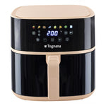TOGNANA PORCELLANE IRIDEA FRIGGITRICE AD ARIA 8 LT 1500W 8 PROGRAMMI TEMPERATURA REGOLABILE CON TIMER DISPLAY DIGITALE CHAMPAGNE