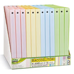 LEBEZ RACCOGLITORE PASTEL FORMATO A4 4 ANELLI DIAM. 15 1 Pz.