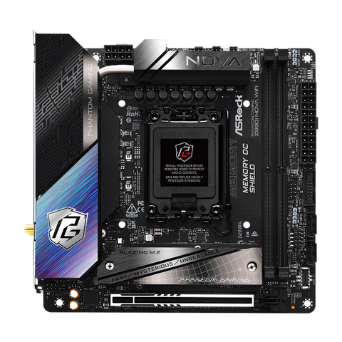 Asrock Phantom Gaming Z890I Nova WiFi Intel Z890 LGA 1851 (Socket V1) mini ITX