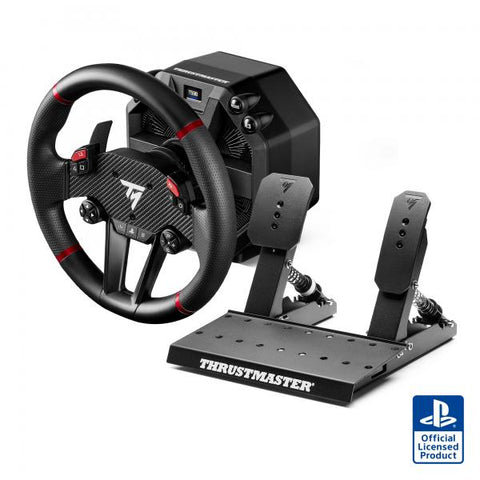 Thrustmaster T598 Nero, Rosso USB Sterzo + Pedali PC, PlayStation 4, PlayStation 5