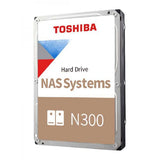 Toshiba N300 disco rigido interno 12 TB 7200 Giri/min 512 MB 3.5" Serial ATA III