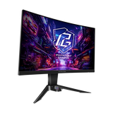 ASRock Phantom Gaming PG27QRT2A 27 Inch QHD [2560 x 1440] Curved [1500R] VA Gaming Monitor, 180Hz 1ms [MPRT] Response Time, 2 x HDMI 2.0, 1 x DisplayPort 1.4, with Speakers, Integrated Wi-Fi Antena [