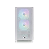 THERMALTAKE VERSA H16 TG ARGB MICRO TOWER FONTALE A RETE PANNELLO LATERALE IN VETRO TEMPERATO 3 VENTOLE ARGB 120mm BLANCO NIEVE 