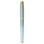 PARKER IM RITUAL GREEN PENNA ROLLER STILOGRAFICA PUNTA M FUSTO TURCHESE VERDE PUNTALE DORATO INCHIOSTRO BLU CONFEZIONE RGALO