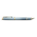 PARKER IM RITUAL GREEN PENNA ROLLER STILOGRAFICA PUNTA M FUSTO TURCHESE VERDE PUNTALE DORATO INCHIOSTRO BLU CONFEZIONE RGALO