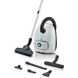 BOSCH BGD41HYG1H APRIRAPOLVERE A TRAINO CON SACCO PROHYGIENIC 600W FILTRO HEPA CON ACCESSORI BIANCO