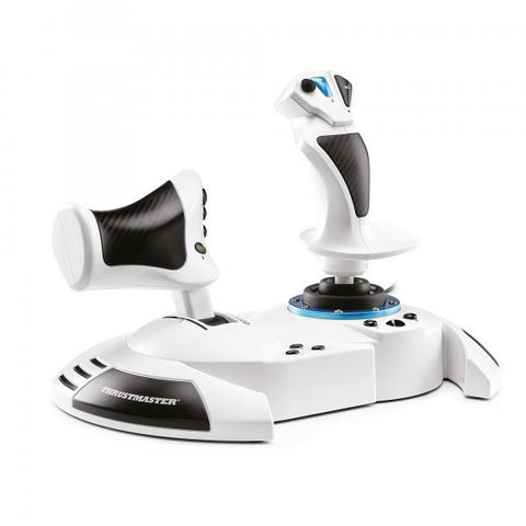 Thrustmaster T.Flight Hotas One Microsoft Flight Simulator Edition Nero, Bianco USB Joystick + leva di controllo del motore PC, Xbox One, Xbox One S, Xbox One X (Thrustmaster MS Flight Sim HOTAS One)