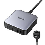 Ugreen Nexode Universale Grigio AC Ricarica rapida Interno (NEXODE GAN 200W DESKTOP CHARGER 6-PO)